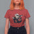 Funny Rock'n Roll Santa Claus T Shirt For Women Cool Drummer Festive Christmas - Wonder Print Shop