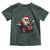 Funny Rock'n Roll Santa Claus Toddler T Shirt Cool Drummer Festive Christmas