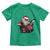 Funny Rock'n Roll Santa Claus Toddler T Shirt Cool Drummer Festive Christmas