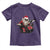 Funny Rock'n Roll Santa Claus Toddler T Shirt Cool Drummer Festive Christmas
