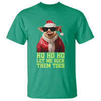 Funny Pig Santa T Shirt Ho Ho Ho Let Me Suck Them Toes Weird Festive Christmas - Wonder Print Shop