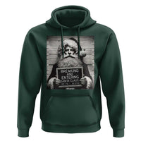 Funny Santa Mugshot Hoodie Naughty Christmas Festive Vibe TS02