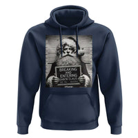 Funny Santa Mugshot Hoodie Naughty Christmas Festive Vibe TS02