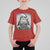 Funny Santa Mugshot T Shirt For Kid Naughty Christmas Festive Vibe - Wonder Print Shop