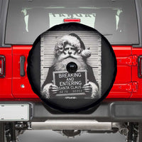 Funny Santa Mugshot Spare Tire Cover Naughty Christmas Festive Vibe TS02