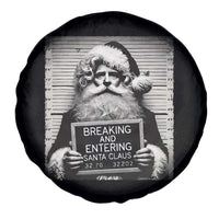 Funny Santa Mugshot Spare Tire Cover Naughty Christmas Festive Vibe TS02