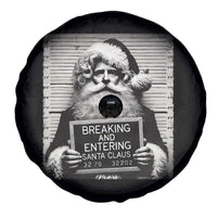 Funny Santa Mugshot Spare Tire Cover Naughty Christmas Festive Vibe TS02
