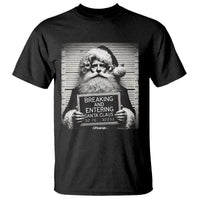 Funny Santa Mugshot T Shirt Naughty Christmas Festive Vibe - Wonder Print Shop