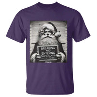 Funny Santa Mugshot T Shirt Naughty Christmas Festive Vibe - Wonder Print Shop