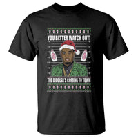 Funny Christmas Sarcastic Diddy T Shirt You Better Watch Out The Diddler Coming To Town - Wonder Print Shop