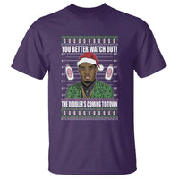 Funny Christmas Sarcastic Diddy T Shirt You Better Watch Out The Diddler Coming To Town - Wonder Print Shop