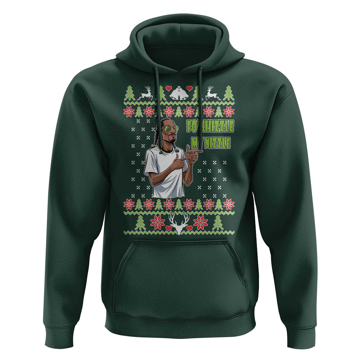 Funny Rapper Meme Christmas Hoodie Fo Shizzle My Nizzle