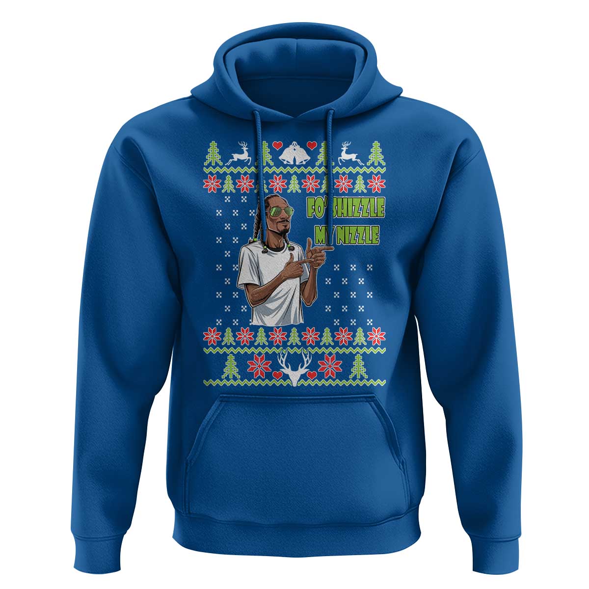 Funny Rapper Meme Christmas Hoodie Fo Shizzle My Nizzle