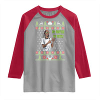 Funny Rapper Meme Christmas Raglan Shirt Fo Shizzle My Nizzle