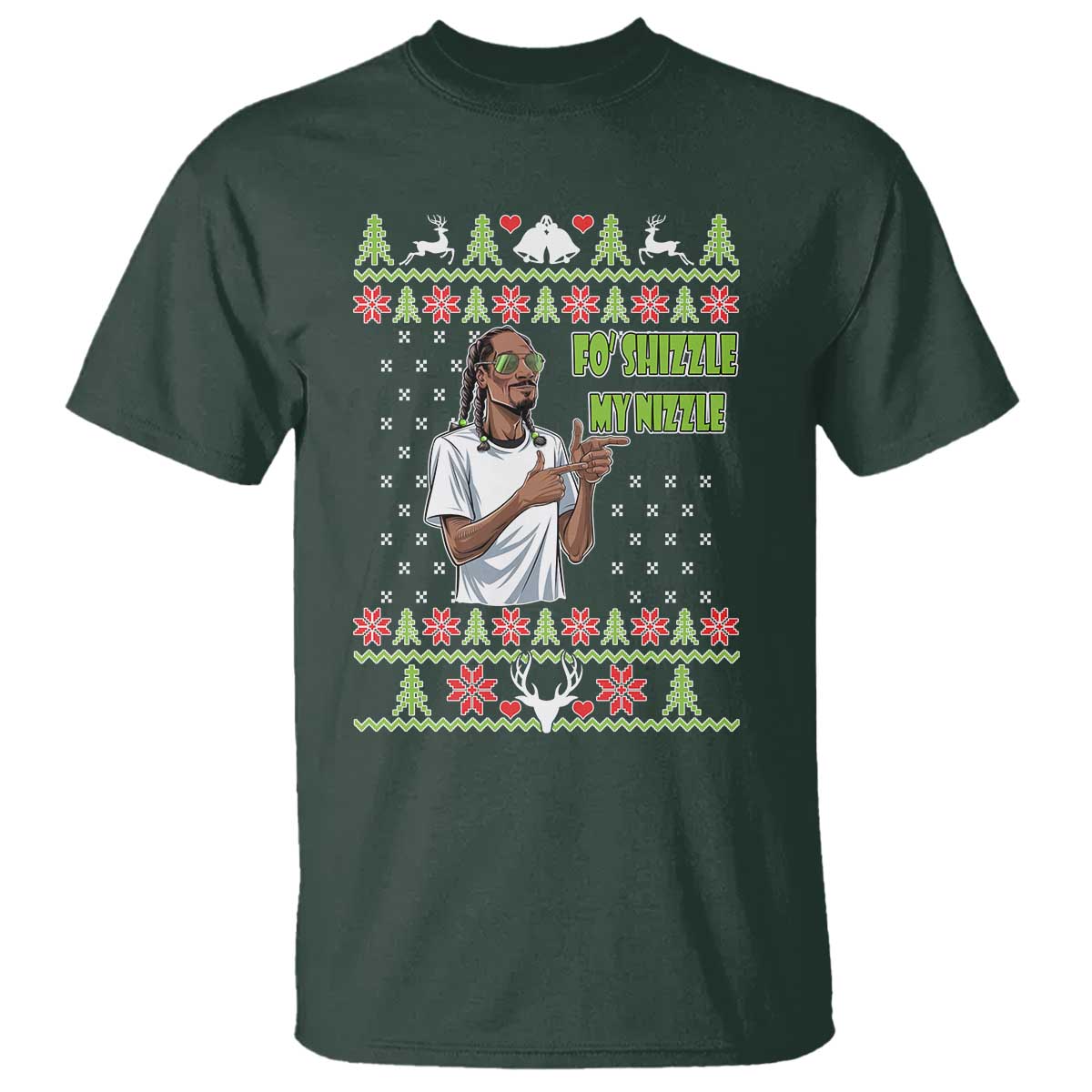 Funny Rapper Meme Christmas T Shirt Fo Shizzle My Nizzle - Wonder Print Shop