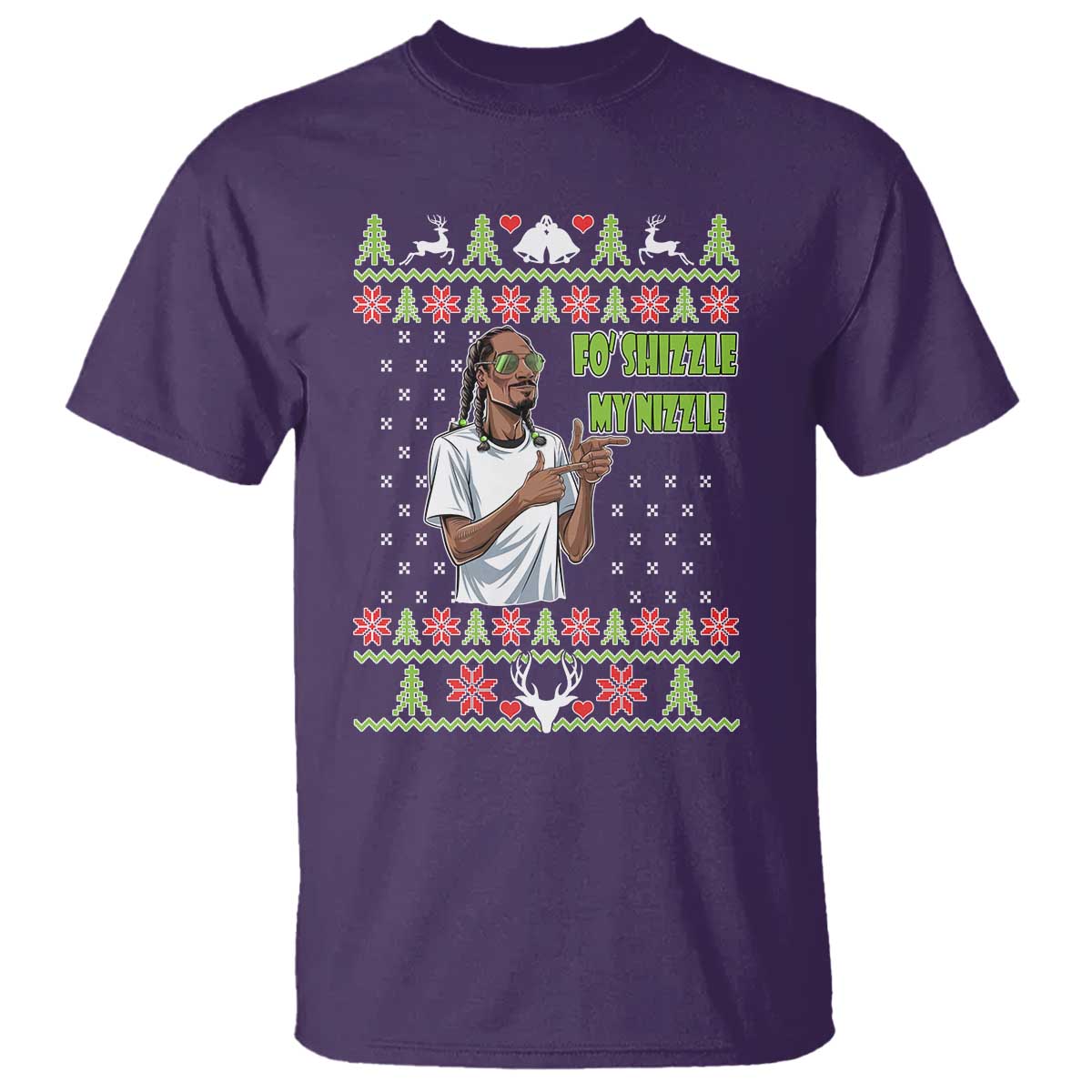 Funny Rapper Meme Christmas T Shirt Fo Shizzle My Nizzle - Wonder Print Shop