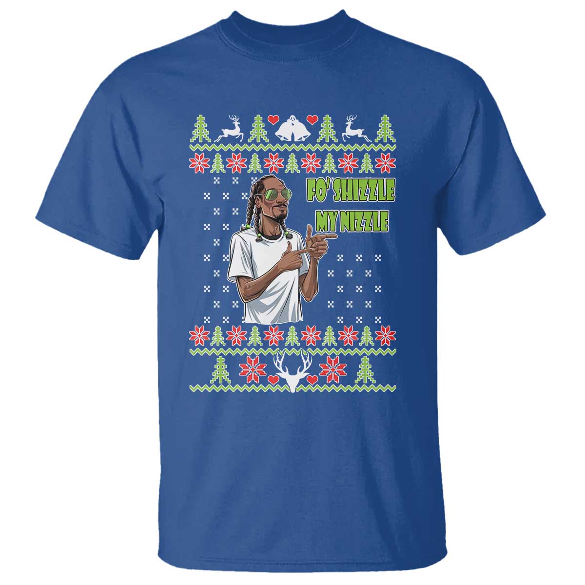 Funny Rapper Meme Christmas T Shirt Fo Shizzle My Nizzle - Wonder Print Shop