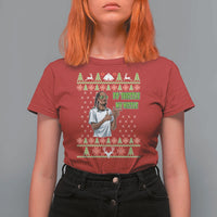 Funny Rapper Meme Christmas T Shirt For Women Fo Shizzle My Nizzle - Wonder Print Shop
