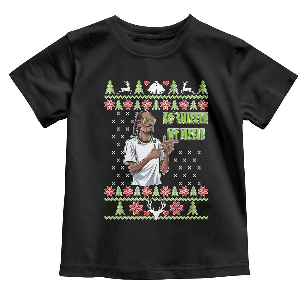 Funny Rapper Meme Christmas Toddler T Shirt Fo Shizzle My Nizzle