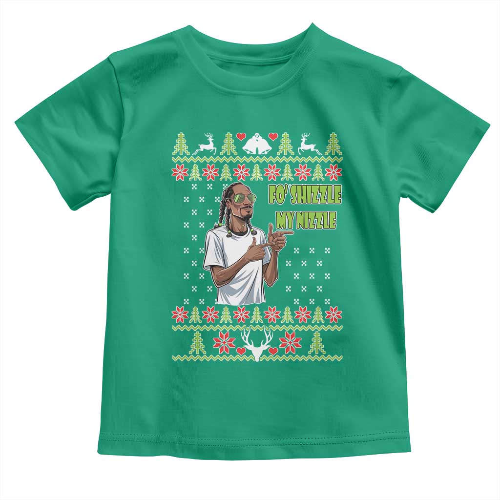 Funny Rapper Meme Christmas Toddler T Shirt Fo Shizzle My Nizzle