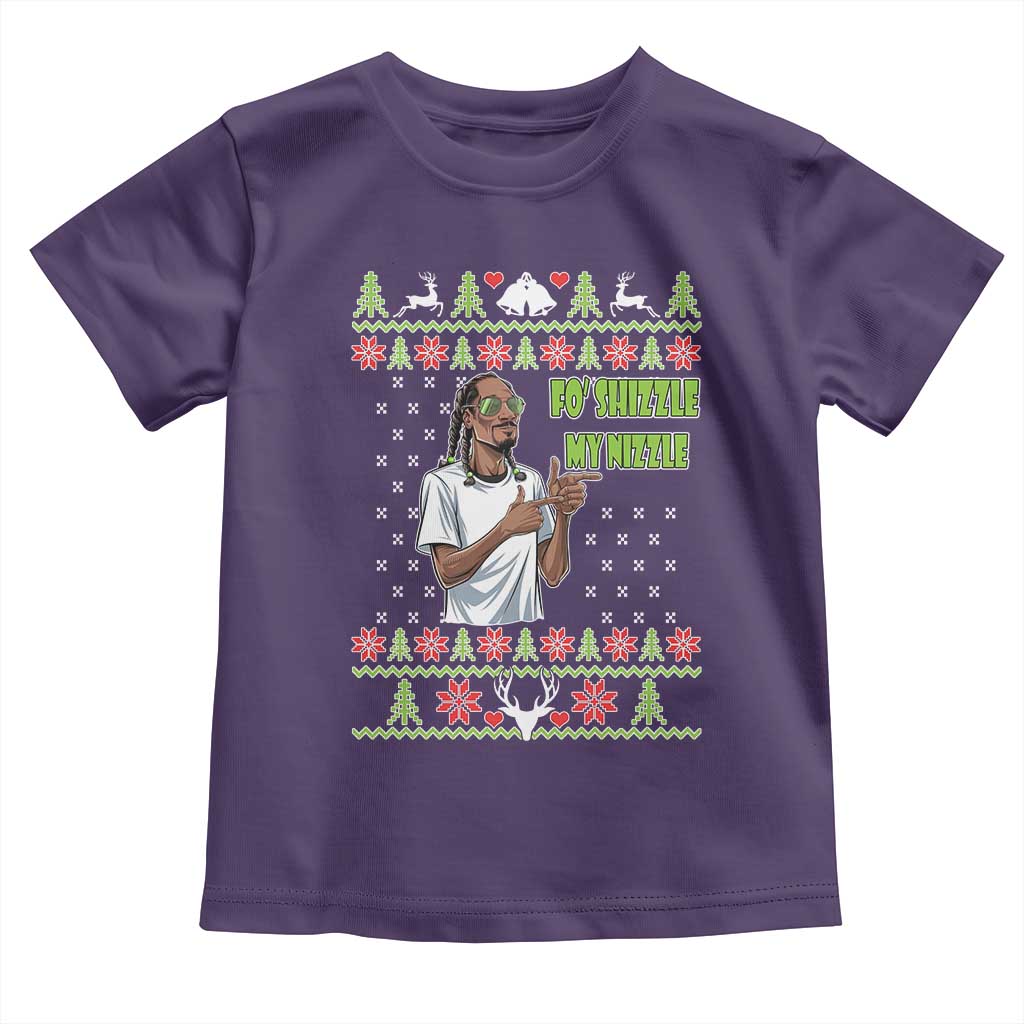 Funny Rapper Meme Christmas Toddler T Shirt Fo Shizzle My Nizzle