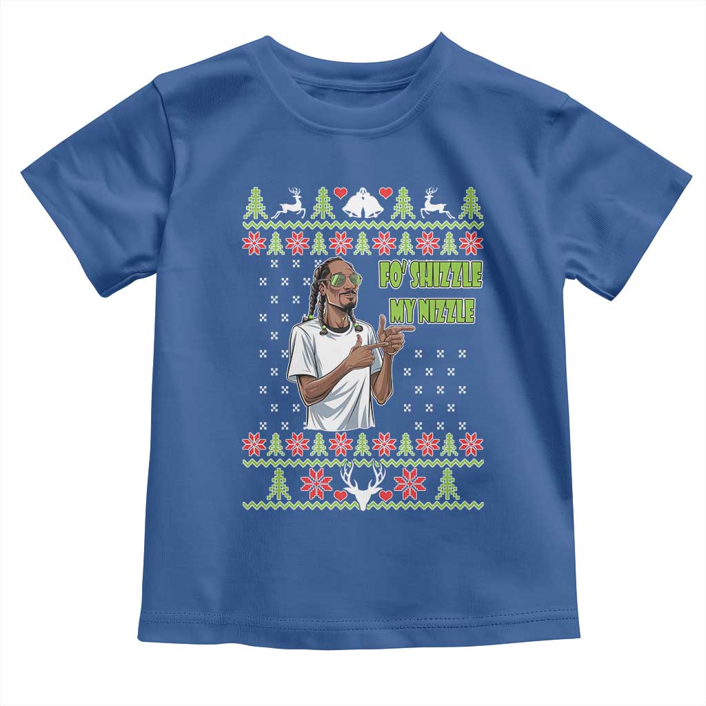 Funny Rapper Meme Christmas Toddler T Shirt Fo Shizzle My Nizzle