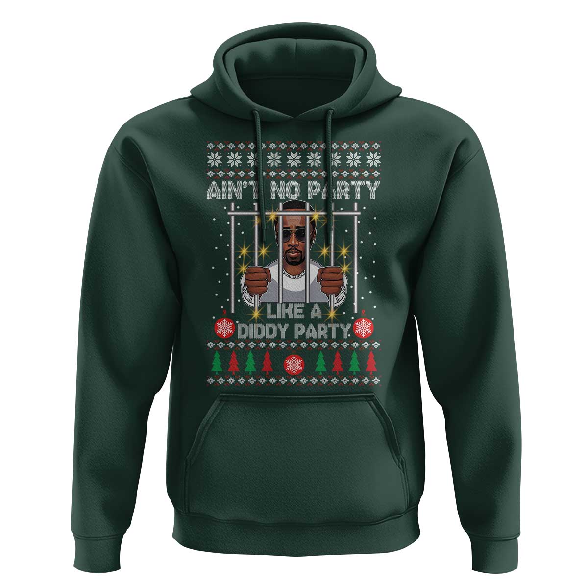 Funny Christmas Sarcastic Diddy Hoodie Aint No Party Like A Diddy Party