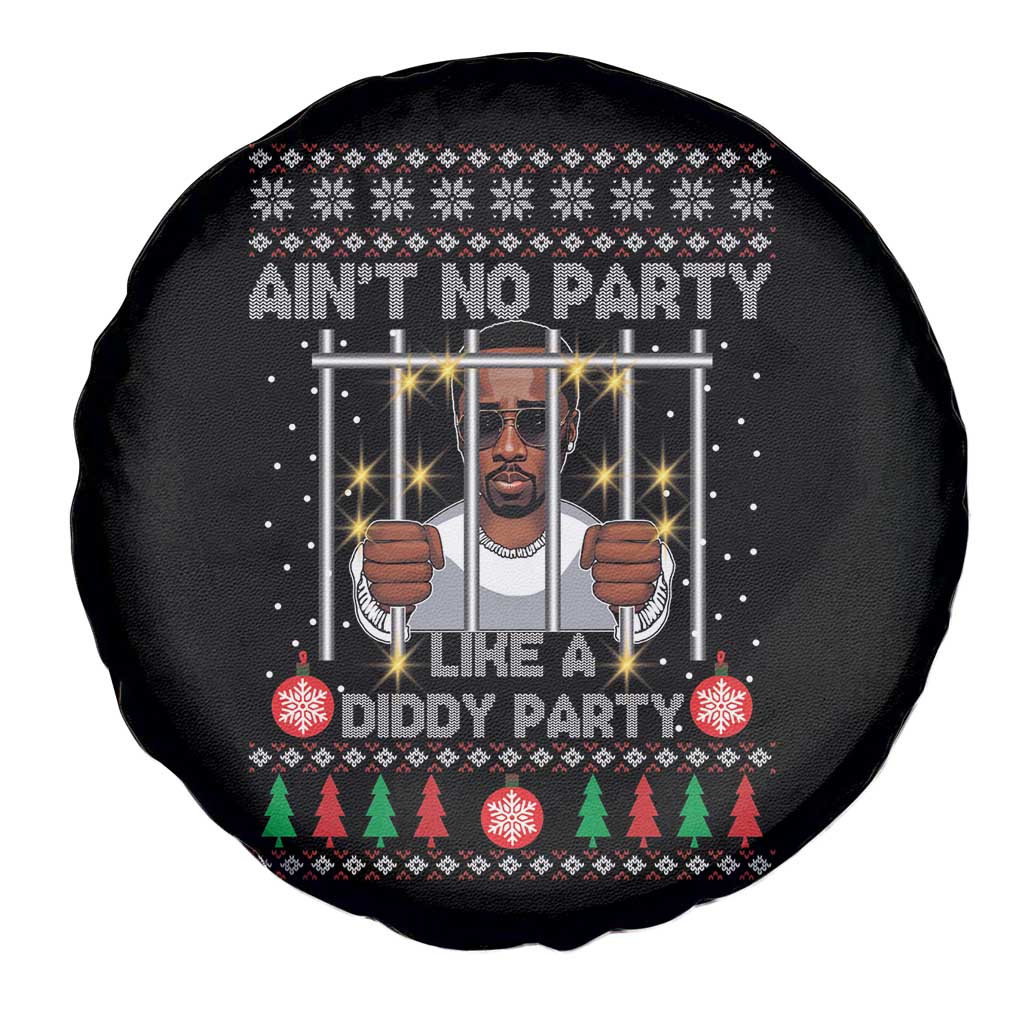 Funny Christmas Sarcastic Diddy Spare Tire Cover Aint No Party Like A Diddy Party