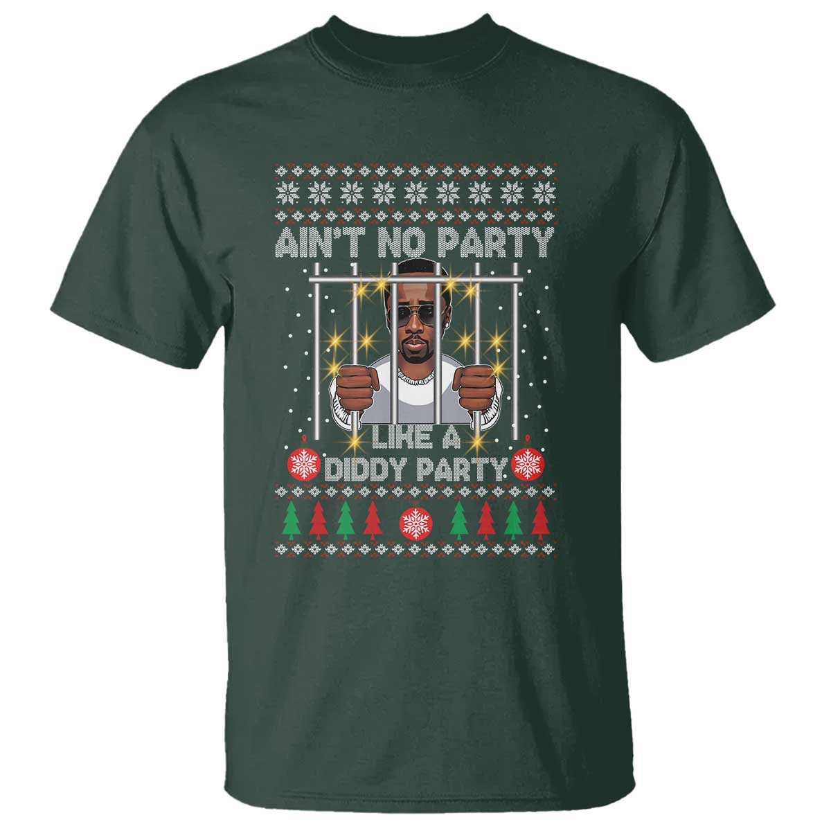 Funny Christmas Sarcastic Diddy T Shirt Aint No Party Like A Diddy Party - Wonder Print Shop