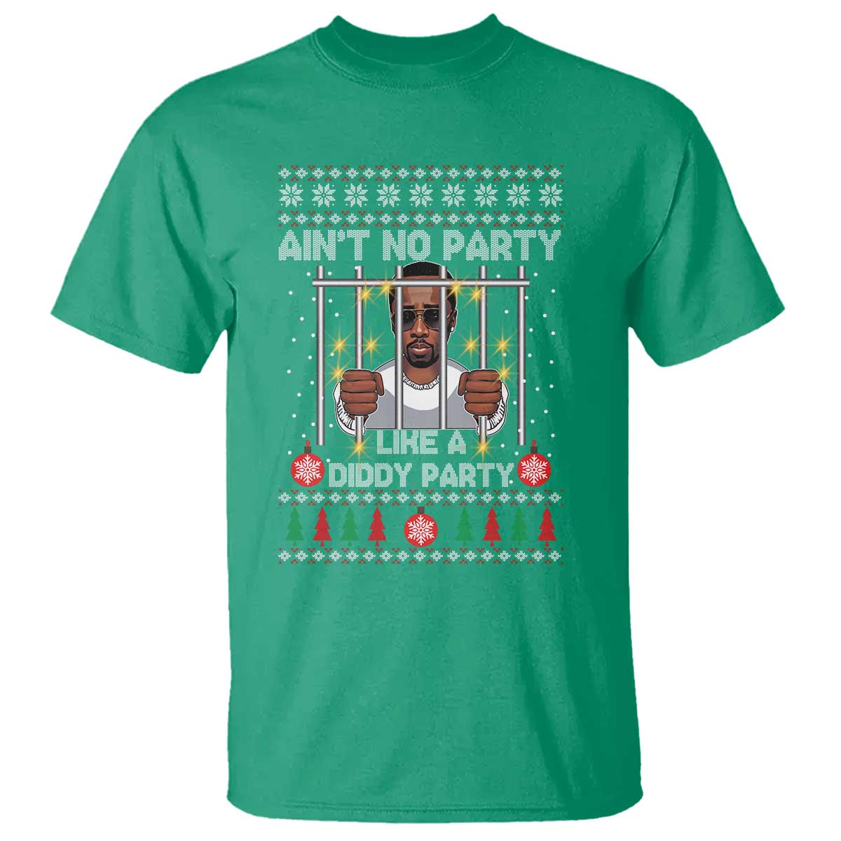 Funny Christmas Sarcastic Diddy T Shirt Aint No Party Like A Diddy Party - Wonder Print Shop
