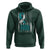 Cervical Cancer Awareness Month White Teal Ribbon US Flag Hoodie - Wonder Print Shop