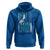 Cervical Cancer Awareness Month White Teal Ribbon US Flag Hoodie - Wonder Print Shop