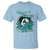 Support Strong Cervical Cancer Warrior Fighter Cervical Cancer Awareness Teal Ribbon T Shirt - Wonder Print Shop