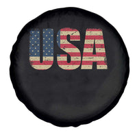 USA American Flag Spare Tire Cover Retro Vintage Patriotic