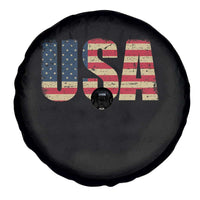 USA American Flag Spare Tire Cover Retro Vintage Patriotic