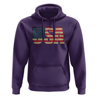 USA American Flag Hoodie Retro Vintage Patriotic
