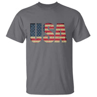 USA American Flag T Shirt Retro Vintage Patriotic