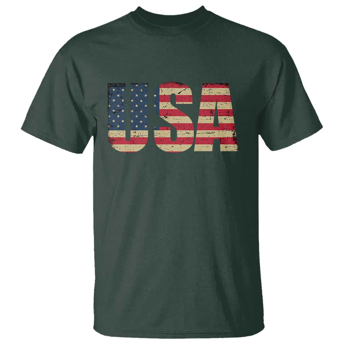 USA American Flag T Shirt Retro Vintage Patriotic