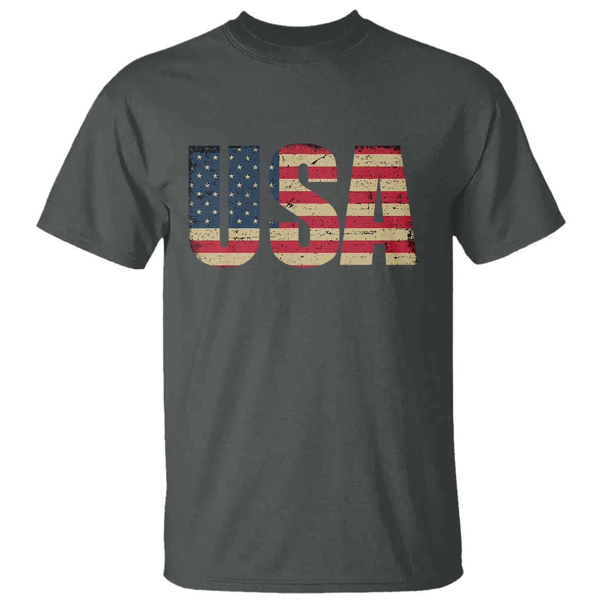 USA American Flag T Shirt Retro Vintage Patriotic