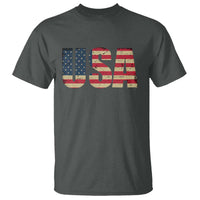 USA American Flag T Shirt Retro Vintage Patriotic