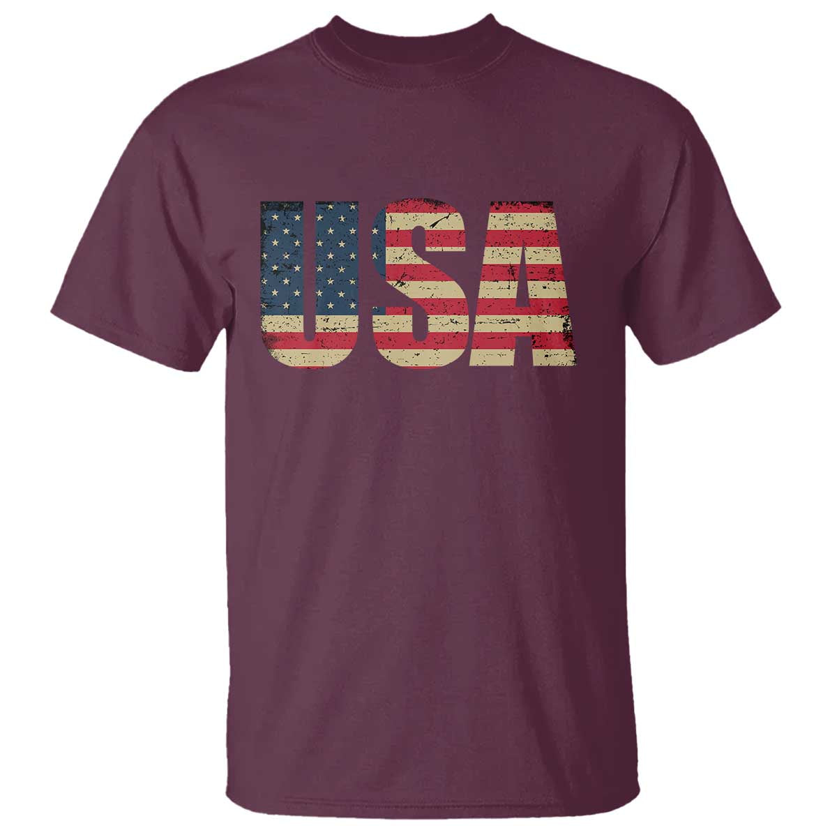USA American Flag T Shirt Retro Vintage Patriotic