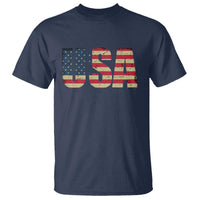 USA American Flag T Shirt Retro Vintage Patriotic