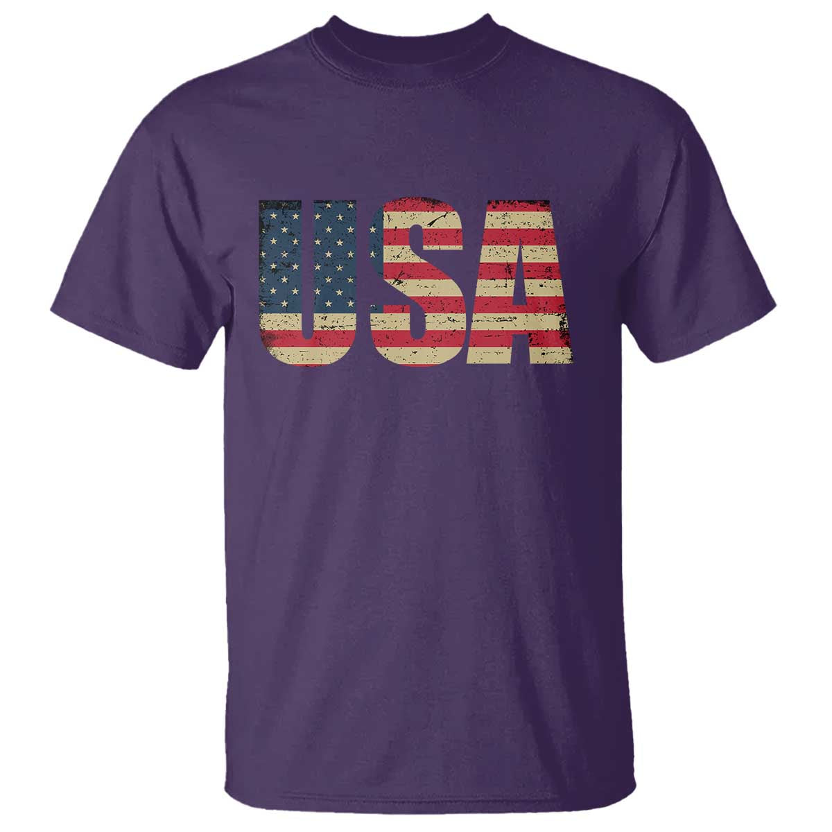 USA American Flag T Shirt Retro Vintage Patriotic