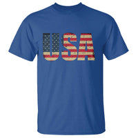 USA American Flag T Shirt Retro Vintage Patriotic