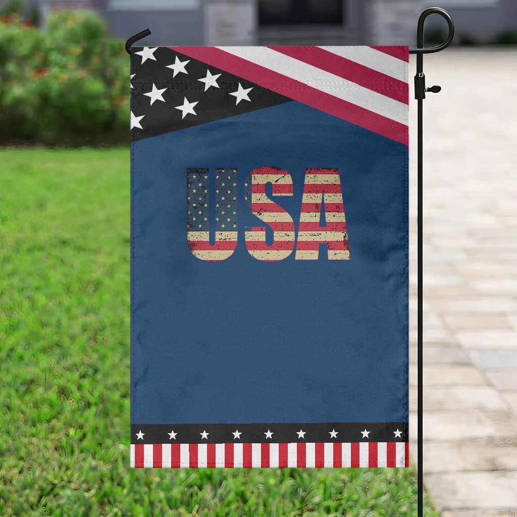 USA American Flag Garden Flag Retro Vintage Patriotic