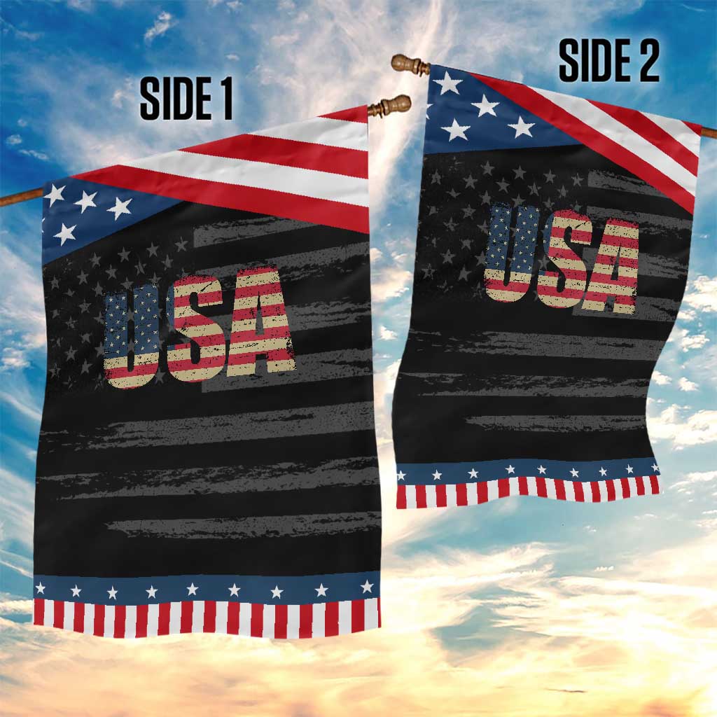 USA American Flag Garden Flag Retro Vintage Patriotic