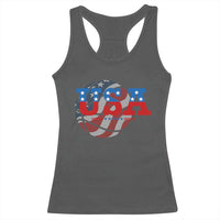 Basketball Racerback Tank Top USA Patriotic American Flag Stars and Stripes Team Sport Fan
