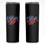 Basketball Skinny Tumbler USA Patriotic American Flag Stars and Stripes Team Sport Fan