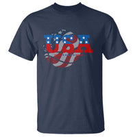 USA Basketball T Shirt Patriotic American Flag Stars and Stripes Team Sport Fan