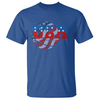 USA Basketball T Shirt Patriotic American Flag Stars and Stripes Team Sport Fan